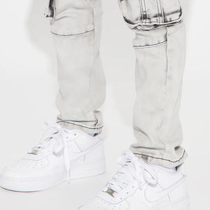 Pantalon en jean délavé élégant pour garçons, style décontracté moderne, service OEM, conception sur mesure, prix usine avantageux pour acheteurs en gros 2026 - Product Image 5