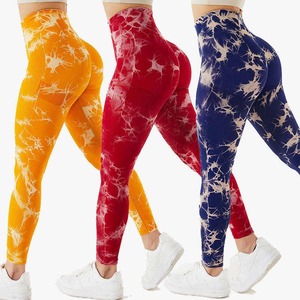 High Waist Women's Custom Workout Leggings Seamless <b>Yoga</b> <b>Pants</b> with Solid Pattern for Fitness Gym <b>plus</b> <b>size</b> leggings - Product Image 1