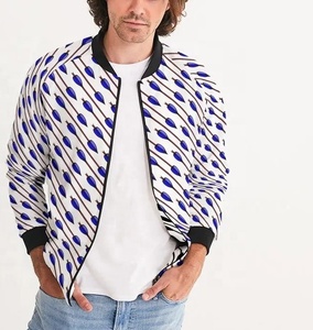 Veste de baseball varsity brodée en cuir sur mesure OEM pour hommes à prix de gros pas cher - Product Image 6