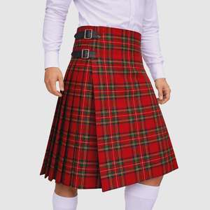 Kilt écossais traditionnel Obexa (mélange de laine acrylique de qualité supérieure) - Fabriqué sur mesure avec plus de 50 tartans de clans - Product Image 4