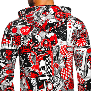 Sudadera con Capucha de Invierno Sublimada Personalizada OEM, Sudadera de Primera Calidad con Forro de Felpa de Polialgodón, Sudadera Informal al por Mayor, Ecológica - Product Image 6
