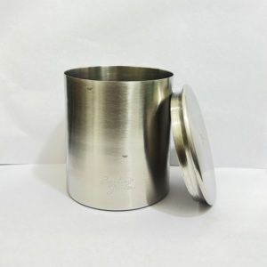 <b>Large</b> 16oz Stainless Steel Unique <b>Candle</b> Stand Lid Custom Logo Brushed Finish Luxury Home Decor Handmade Christmas Metal Empty - Product Image 3