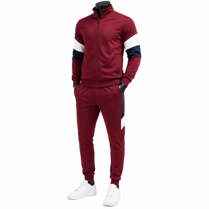 Survêtements personnalisés avec logo pour hommes, ensembles de survêtements les plus vendus, vêtements de sport pour la salle de sport, survêtements d'entraînement, ensemble jogging deux pièces, taille OEM - Product Image 4