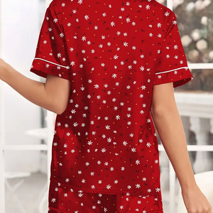 Pijamas Cortos de Verano de Algodón de Alta Calidad para Mujer, Personalizables en Colores y Tallas, Transpirables y de Secado Rápido - Product Image 2