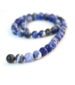 Qualité impressionnante 4mm naturel bleu Sodalite lisse forme ronde perles de pierres précieuses en vrac du fournisseur vérifié au coût d'usine - Product Image 2
