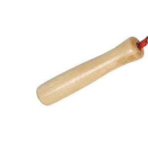 Cuerda de Saltar Roja con Asas de Madera de 2.5M, Duradera, Unisex, para Ejercicio en Casa, Cuerda de Saltar Común, No Inteligente - Product Image 3