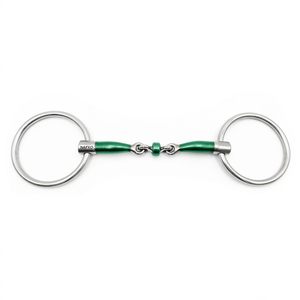 Bocados de equitación de calidad premium, nuevos, con rodillo y anillo suelto de acero inoxidable para uso en establos, marca Nafko Industry - Product Image 1