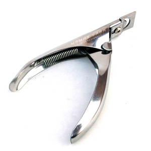 Coupe-ongles professionnel robuste en acier inoxydable pour faux ongles en acrylique et gel, qualité salon, manucure et pédicure - Product Image 1