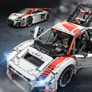 99310 1:8 รถสปอร์ต RC รุ่น R8 ชุดตัวต่อประกอบแบบ MOC ของเล่นรถแข่ง ชุดของขวัญคริสต์มาส - Product Image 4