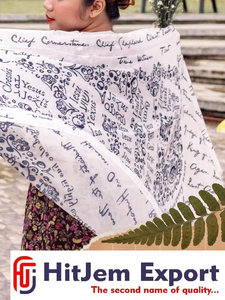 Pañuelo Cuadrado Personalizado con Diseño Impreso, OEM ODM, Etiqueta Privada, Sensación de Seda, Chal de Moda, Fabricante Textil, Fábrica en India - Product Image 5