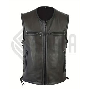 Chaleco de Invierno Ligero y Ajustado de Cuero Genuino para Hombre, Transpirable, Resistente al Viento, Estilo Casual, SNAFA SPORTS - Product Image 1