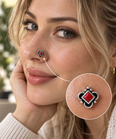 Bijou de fiançailles artisanal en argent sterling 925 de qualité supérieure, avec serti carré en corail, pour femme, par Indian Mores