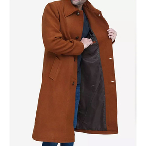 Manteau d'hiver pour homme fabriqué au Pakistan, coupe-vent chaud, style streetwear, en laine, coupe classique, écologique, respirant, manteau en laine - Product Image 2