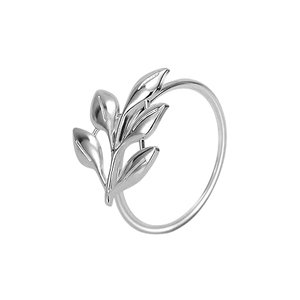 Best Offers Napkin Ring with Leaf Designed Metal Crafted Polish Finished Home & Restaurant Uses Napkin Ring - Product Image 1