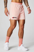 Pantalones Cortos Deportivos Personalizados de Alta Calidad para Hombre, Estilo Urbano, con Panel Frontal Sólido, Tallas Grandes, Transpirables, de Lona, Spandex/Poliéster