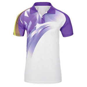 Maillot de tennis léger STURDY GRIP WEARS en mélange de coton, uniforme sportif respirant, anti-humidité et à séchage rapide - Product Image 5