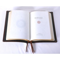 Coran sacré en arabe avec traduction anglaise, livre relié, cadeau islamique pour le Ramadan - Impression offset personnalisable