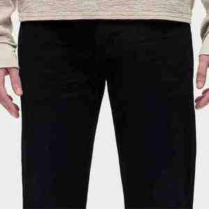 Jeans Negros Clásicos de Pierna Recta para Hombre, de Alta Calidad, Duraderos y Elegantes, Pantalones de Mezclilla Casuales - Product Image 4