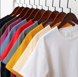 Camiseta de Hombre Azul Sólido con Cuello Redondo, Manga Corta, 100% Algodón, Corte Regular, Tejido Jersey Casual, Ecológica, de Secado Rápido, 250g, con Logotipo Frontal - Product Image 3