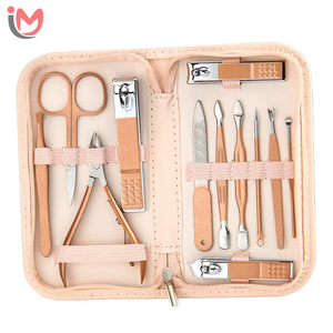 Classic Nail <b>Kit</b> 7 In 1 Stainless Steel <b>Manicure</b> Tools Portable Bag Set For Adult - Product Image 1