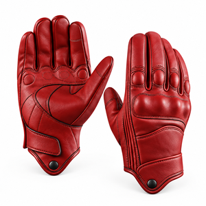 Gants de moto unisexes en cuir respirants pour l'été, équipement de motard tout-terrain, vente en gros - Product Image 2