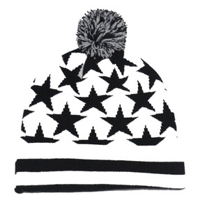 Vente en gros de bonnets d'hiver en laine mélangée de haute qualité avec broderie plate et logo personnalisé pour un usage unisexe sur la plage - Product Image 1