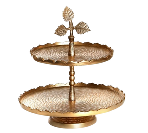 Premium Quality Silver Chocolate Cake Tray With <b>Stand</b> Latest Design Dessert Tray <b>Tea</b> and Coffee Serving Cake <b>Stand</b> Server - Product Image 6