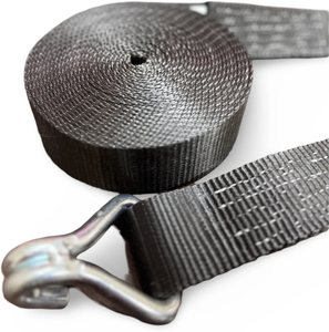 Sangle d'arrimage à cliquet en polyester haute résistance GTCFI 50 mm 3000 kg 8 m avec crochets en J - Product Image 3