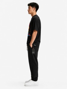 T-shirt de sport pour homme grande taille, coupe épaules tombantes, épais, séchage rapide, respirant et élastique, idéal pour la course à pied - Product Image 3