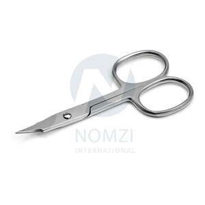 Ciseaux de beauté incurvés en acier inoxydable de qualité supérieure pour les soins des sourcils et des cuticules, pour droitiers - Product Image 2
