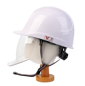 Casco DE SEGURIDAD DE Corea con protector facial y correa de barbilla arnés de 4 puntos casco de ABS - Product Image 5