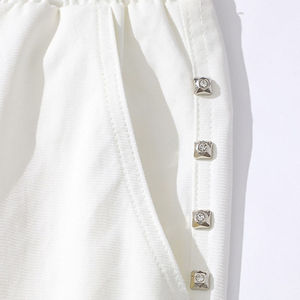 Pantalones y Shorts de Alta Calidad con Pedrería, 100% Algodón Felpa, para Uso Casual o Urbano, Pantalón Unisex de Alto GSM - Product Image 5