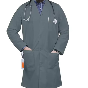 New Style Wholesale Custom Canvas High Quality Hospital Use Lab Coat Unisex Medical Coat with Custom Logo and Size Options - Product Image 1