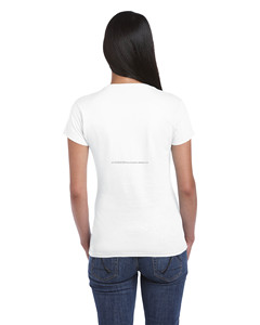 Votre logo impression personnalisée étiquettes gratuites imprimer et accrocher des étiquettes impression gratuite 100% coton américain T-shirt femmes - Product Image 4
