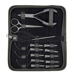 Hair Extension Tools Kit Metal Pliers Scissors <b>Clips</b> And <b>Hooks</b> For Installation And Removal Top Selling Hair Extension Tool Kit - Product Image 6