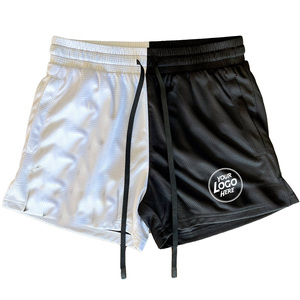 <b>Men's</b> Breathable Gym <b>Shorts</b> Mesh Athletic Workout <b>Shorts</b> with Pockets Customizable Logo Running Training Fitness <b>Mens</b> Gym <b>Short</b> - Product Image 6