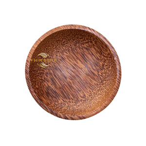 Plato de Servir Desechable de Madera de Coco Natural, Diseño Moderno para Camping y Uso en la Comida - Product Image 5