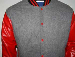 latest style custom size fashionable heavy quality best price comfortable letter <b>men</b> jacket - Product Image 5