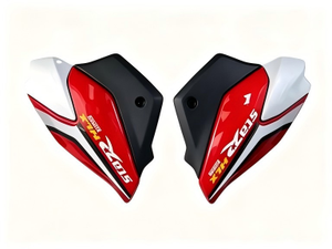 Set di Coperture Laterali per Serbatoio Carburante TVS HLX125 - Pannelli Laterali in Plastica ABS con <span class=keywords><strong>Grafiche</strong></span>, Sostituzione Diretta - Product Image 2