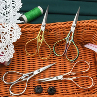 Nouvelles Ciseaux de Broderie Professionnels en Acier Inoxydable à Lame Courbée pour Cuticules, Ciseaux de Couture Droitiers