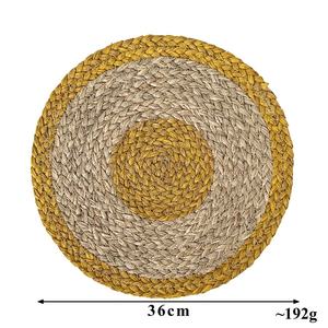 Vietnam vente en gros classique multicolore rond lumière bambou jonc de mer tapis de table décor à la maison napperons tressés tasse sous-verres - Product Image 2