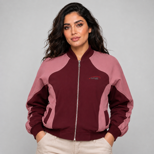 Chaqueta Bomber para Mujer, Logotipo Personalizado, Ligera, Cierre Completo, Ropa Casual, Resistente al Viento, Chaqueta Bomber de Alta Calidad - Product Image 1