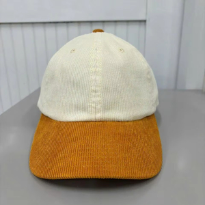 Gorras de Béisbol de Pana con Bordado Personalizado, Logotipo 2D/3D, 6 Paneles, Alta Calidad, Fabricación OEM en Vietnam - Product Image 1