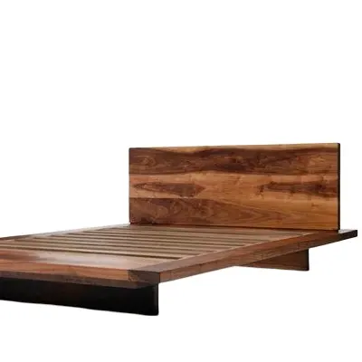 Letto in legno con contenitore camera da letto di design di lusso camera da letto dell'hotel letti moderni mobili unici vendita diretta camera da letto moderna in legno