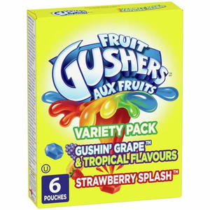 Mélange de saveurs Gushers pour fruits en vrac, snacks aux fruits |     Snacks aromatisés Fruit Gushers 0,8 oz, saveurs assorties, boîte - Product Image 1