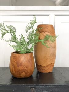 High Quality Natural Wooden Art Deco Decorative <b>Table</b> Vase Indian Manufacturers in India by handmade Collection - Product Image 3