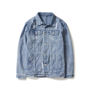 Chaqueta Vaquera de Invierno para Hombre al Mejor Precio, Diseño de Logotipo Personalizado, Alta Calidad, Color Sólido, Estilo Urbano, Chaquetas de Mezclilla, Nuevo Estilo, Servicio OEM - Product Image 1