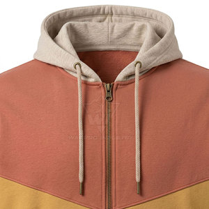 Custom Men Zipper <b>Hoodies</b> With Full Zip Front Kangaroo Pockets Ribbed Cuffs Soft Cotton Blend Fabric Casual Outdoor - Product Image 5