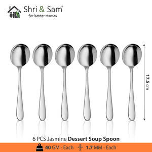 Cubiertos de acero inoxidable Jasmine Utensilios Premium para uso diario - Product Image 5