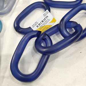 Large Size Eco-Friendly Colorful Multicolour Resin Chain Links Wall Hanging Decoration DIY <b>Room</b> <b>Divider</b> <b>Curtain</b> - Product Image 4